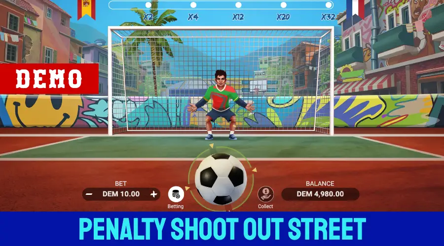 Versión demo de juego Penalty Shoot Out Street